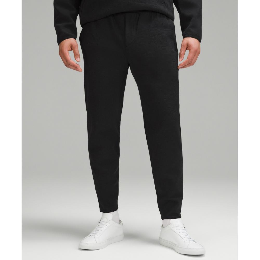 Lululemon Текстурированные классические зауженные брюки Spacer черного цвета XS